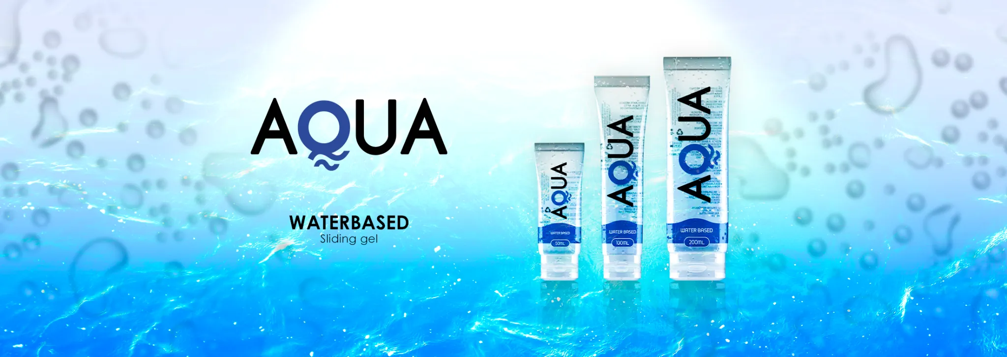 Lubricante íntimo base agua Aqua Quality en varios formatos