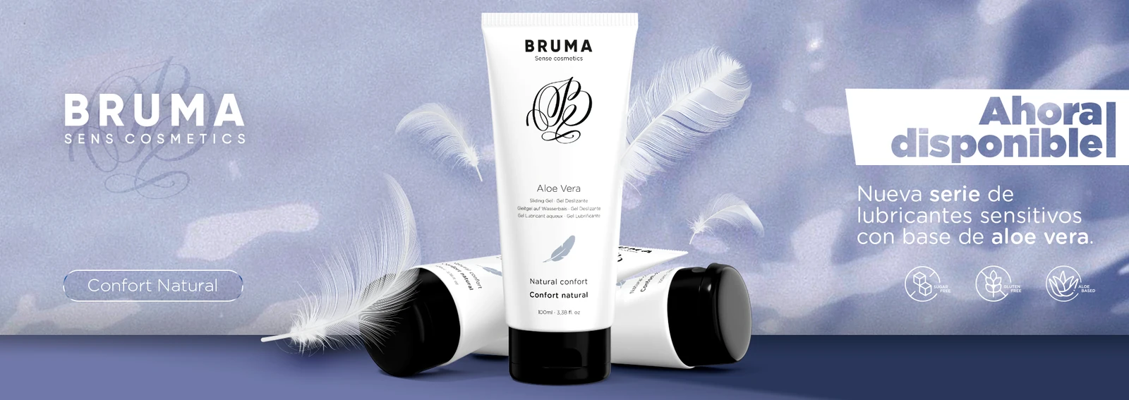 Lubricante íntimo natural Bruma Aloe Vera Confort 100 ml