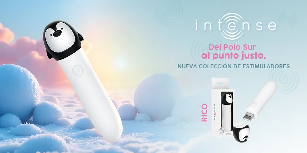Bala vibradora recargable USB Intense Rico Pingüino USB
