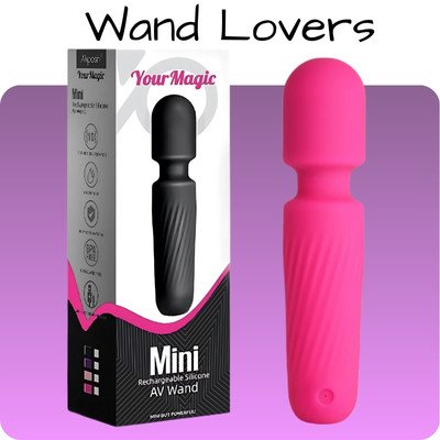 Vibradores Wand recargables de masaje intenso