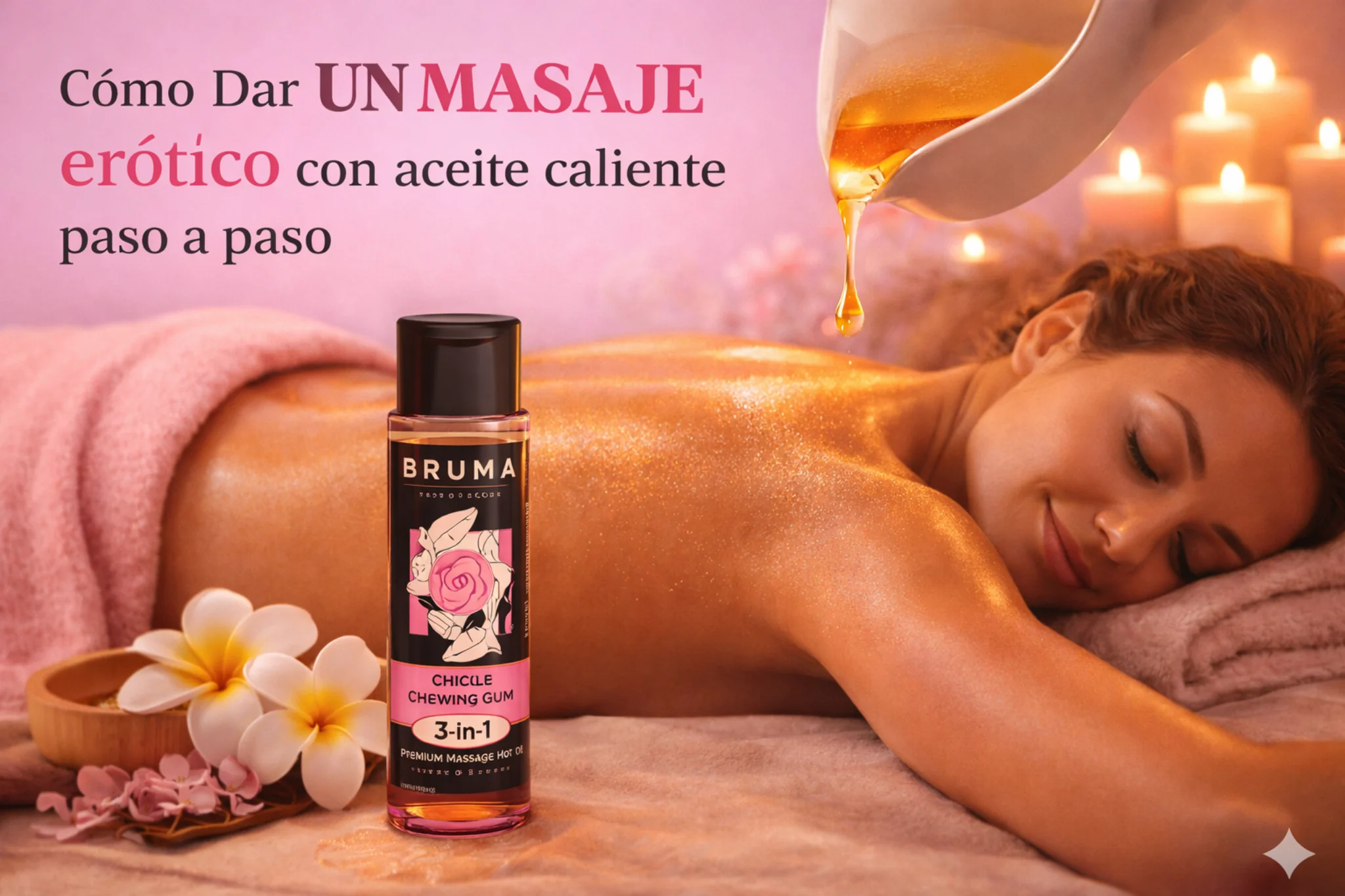 Masaje Erótico Paso a Paso: Guía para conectar sin sexo (con aceites).