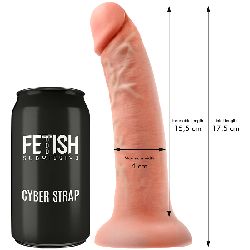 FETISH SUBMISSIVE CYBER STRAP - ARNÉS CON DILDO Y BALA CONTROL REMOTO TECNOLOGÍA WATCHME S - Imagen 4