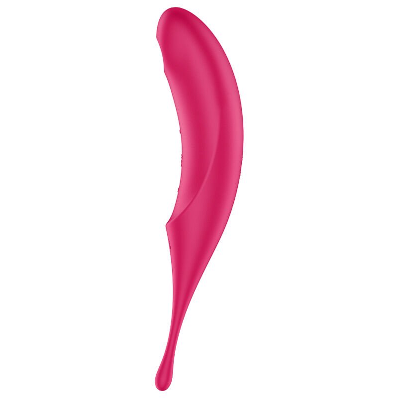 SATISFYER - TWIRLING PRO ESTIMULADOR Y VIBRADOR ROJO - Imagen 3