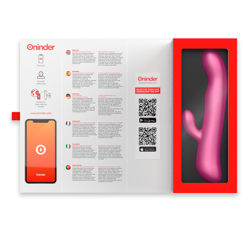 ONINDER - OSLO VIBRACIÓN Y ROTACIÓN ROSA - APLICACIÓN GRATUITA - Imagen 6