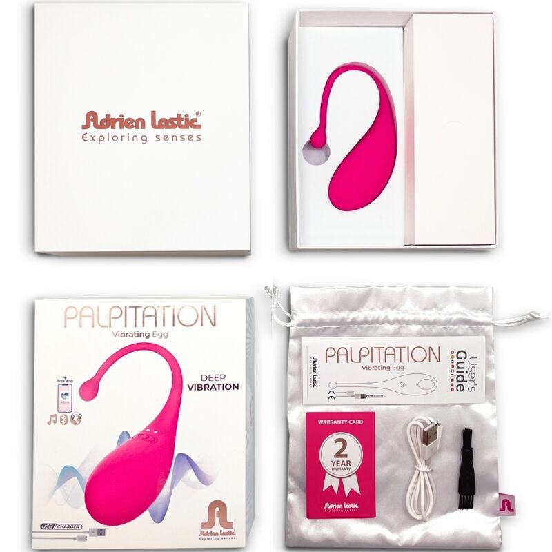 ADRIEN LASTIC - PALPITATION HUEVO VIBRADOR ROSA - APP GRATUITA - Imagen 7