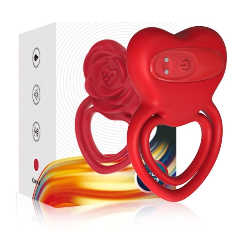 ARMONY - ANILLO VIBRADOR CORAZÓN ROJO - Imagen 5