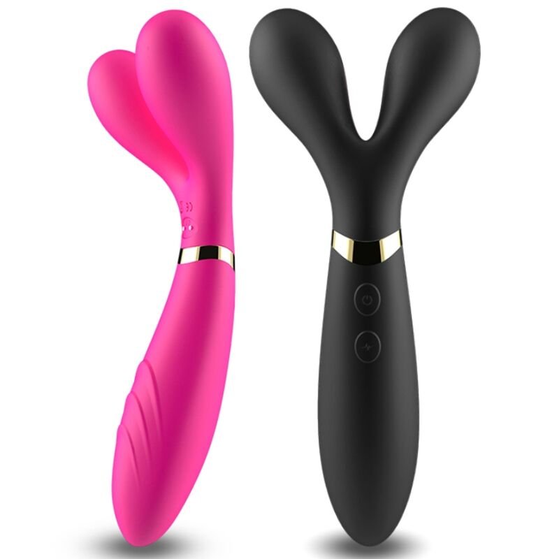 ARMONY - Y-WAND MASAJEADOR VIBRADOR CABEZA DOBLE NEGRO - Imagen 4