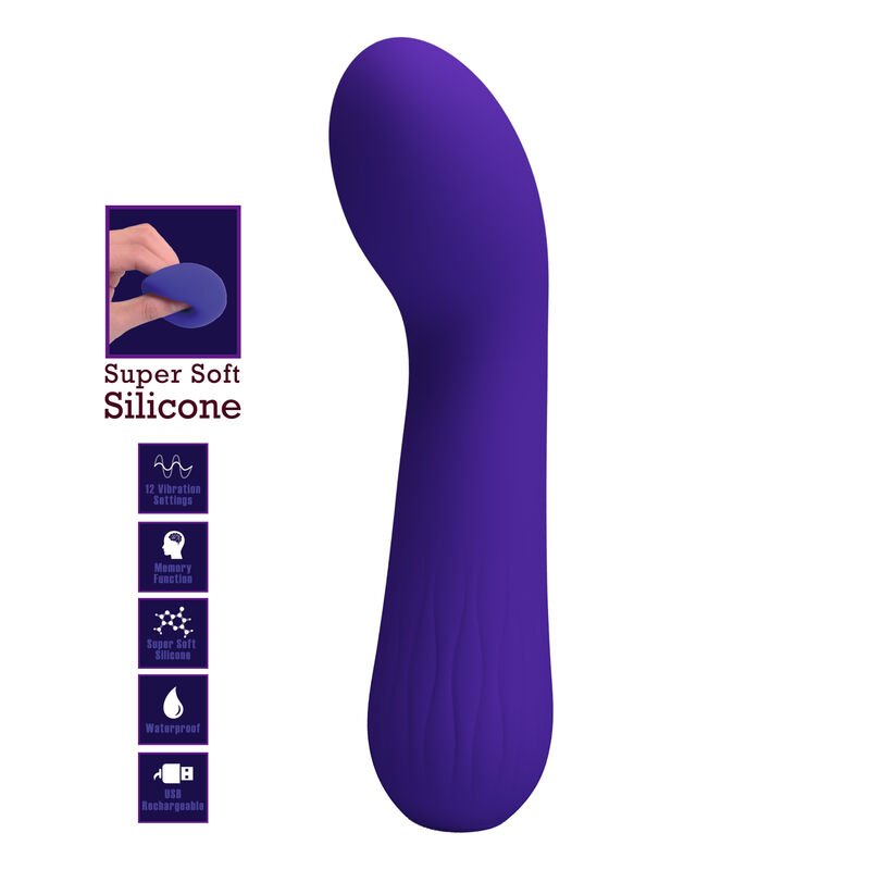 PRETTY LOVE - FAUN VIBRADOR RECARGABLE LILA - Imagen 7