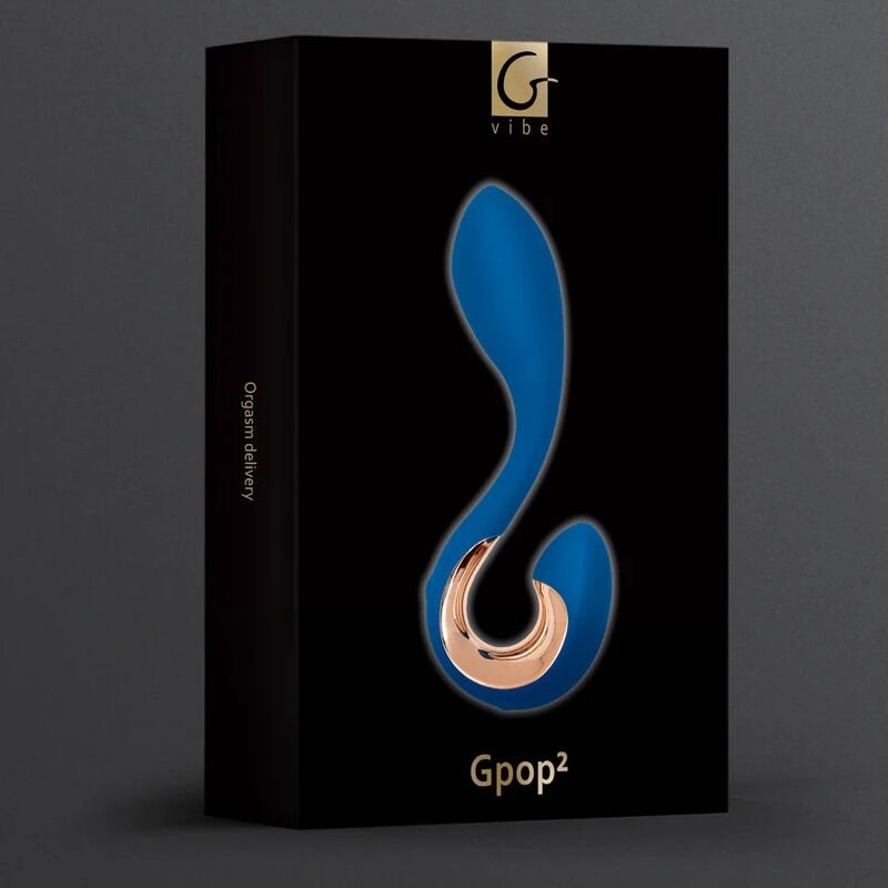 G-VIBE - GPOP 2 VIBRADOR PUNTO G Y P AZUL INDIGO - Imagen 6