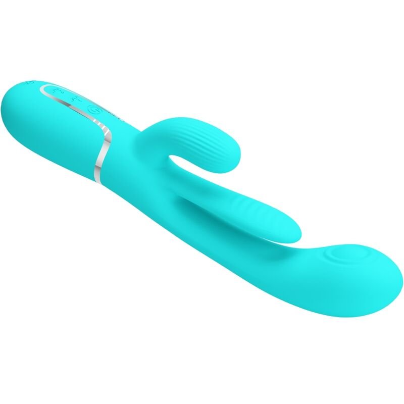 PRETTY LOVE - SHANIA TRIPLE VIBRADOR RABBIT MULTIFUNCIÓN 3 EN 1 - Imagen 4
