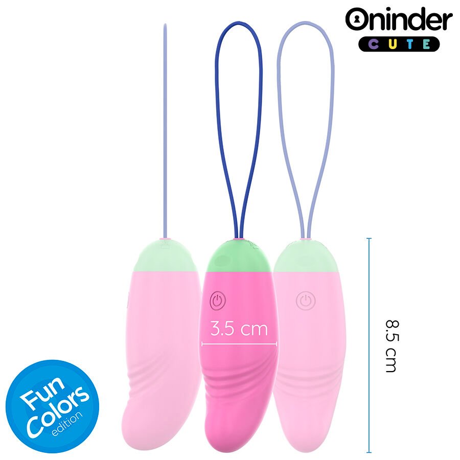 ONINDER CUTE - LOVE PLEASURE HUEVO VIBRO-ROTADOR 360 SILICONA - APP MUNDIAL GRATUITA - Imagen 4