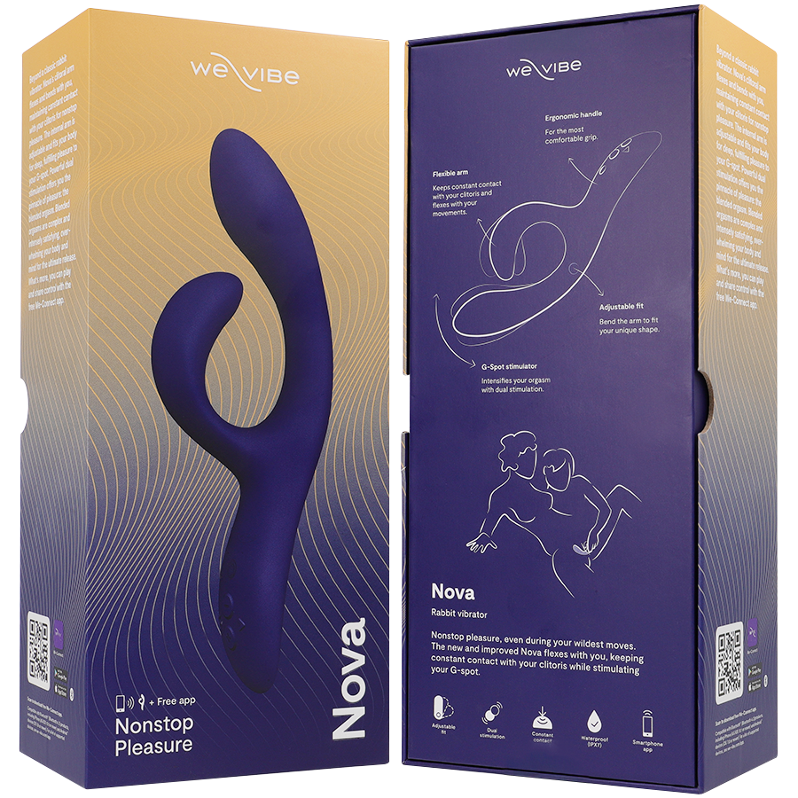 WE-VIBE - NOVA 3 VIBRADOR RABBIT AZUL MEDIANOCHE - Imagen 7