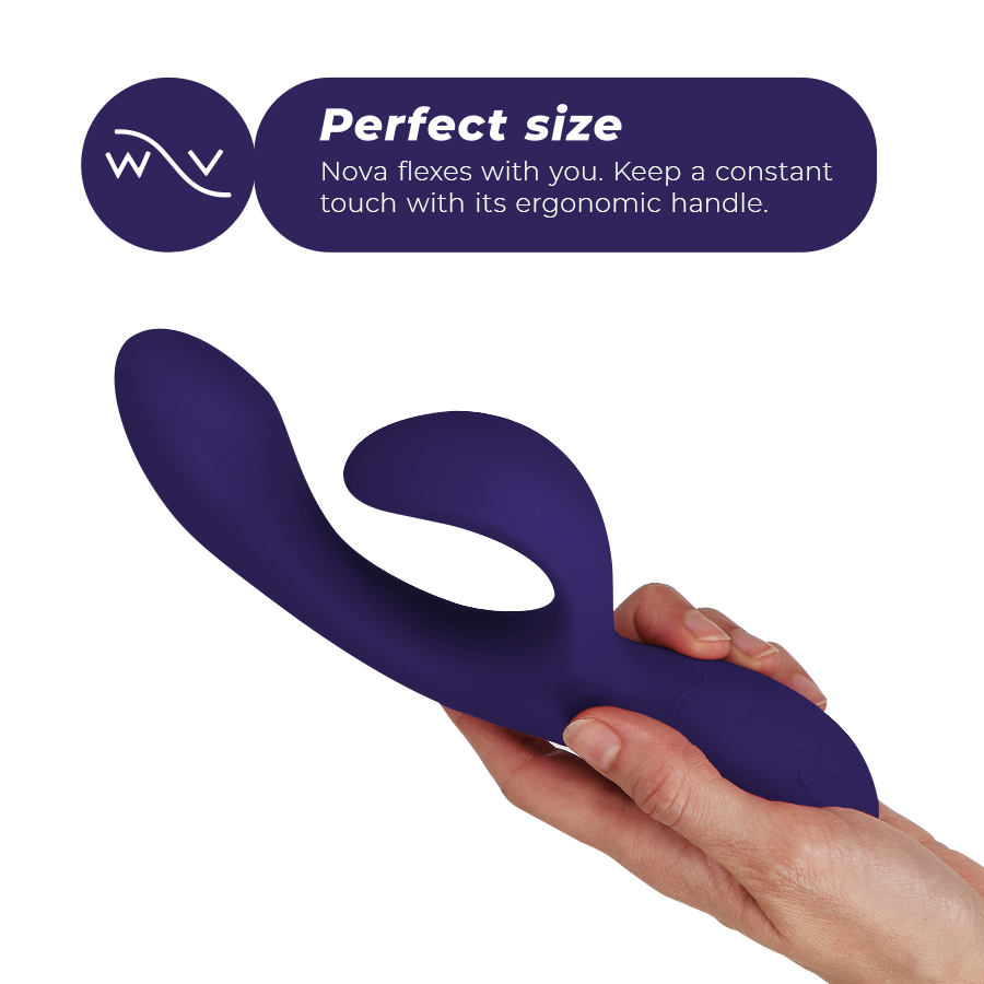 WE-VIBE - NOVA 3 VIBRADOR RABBIT AZUL MEDIANOCHE - Imagen 5