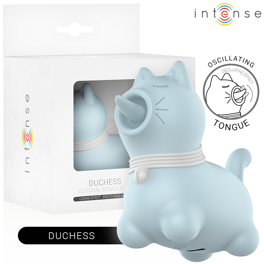 DUCHESS ESTIMULADOR CON LENGUA ROTATIVA 360 AZUL