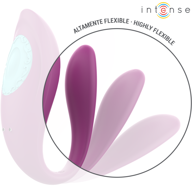 INTENSE - ANNIE ESTIMULADOR VIBRADOR FORMA DE U MORADO CONTROL REMOTO - Imagen 6