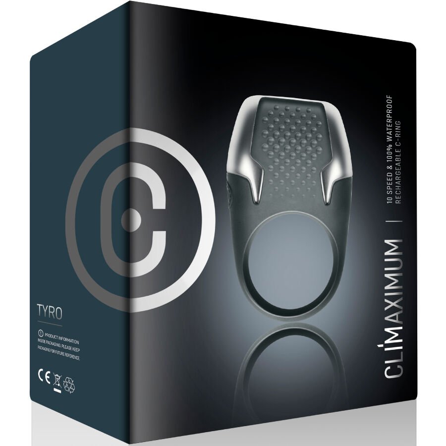 CLIMAXIMUM - TYRO ANILLO VIBRADOR PARA PENE LUCES LED - Imagen 3