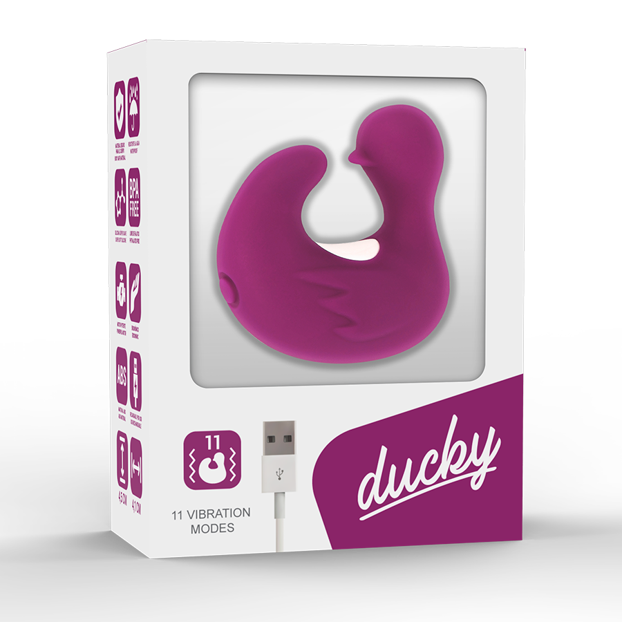 COVERME - DEDAL PATO ESTIMULADOR DE SILICONA RECARGABLE DUCKYMANIA - Imagen 7